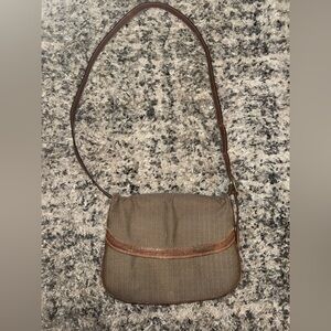 Mark Cross Italy Vintage Brown Crossbody Bag